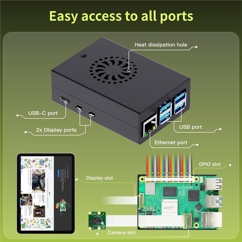 T23C – Starter-Kit von Iraspte – Raspberry Pi 5 8Gb Board Bewertung und Preis