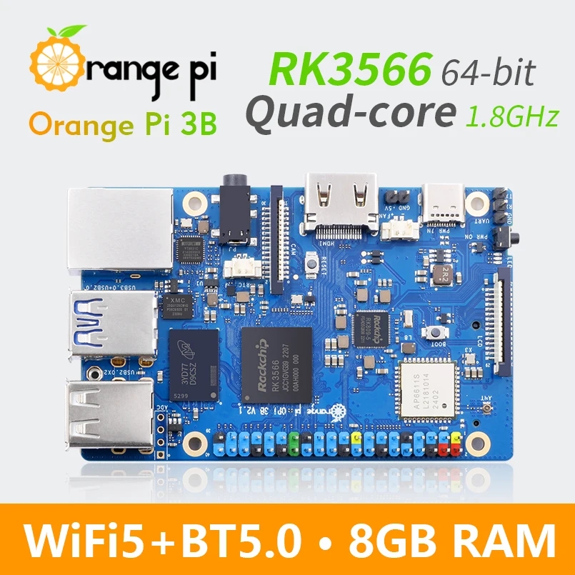 Orange Pi 3B 8GB 4GB 2GB RAM R – Rockchip Rk3588 Development Board Bewertung und Preis