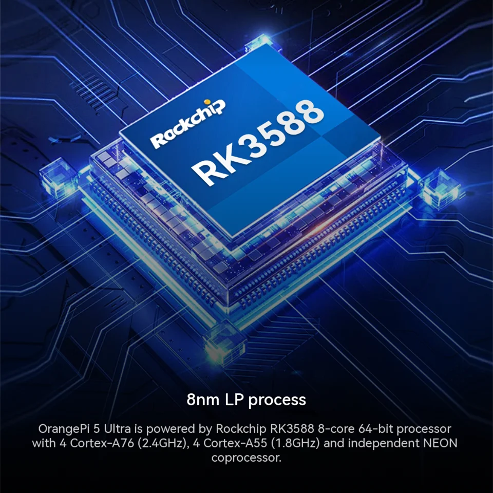 Orange Pi 5 Ultra 8 GB/16 GB L – Rockchip Rk3588 Development Board Bewertung und Preis