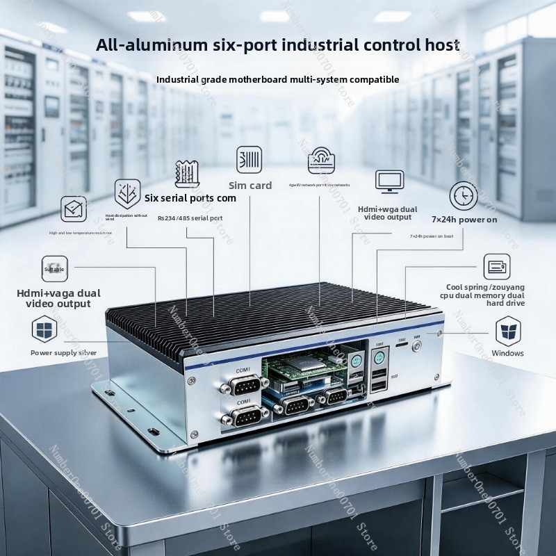 Lüfterloser eingebetteter Indu – Fanless Industrial Pc Rs485 Core I7 Bewertung und Preis
